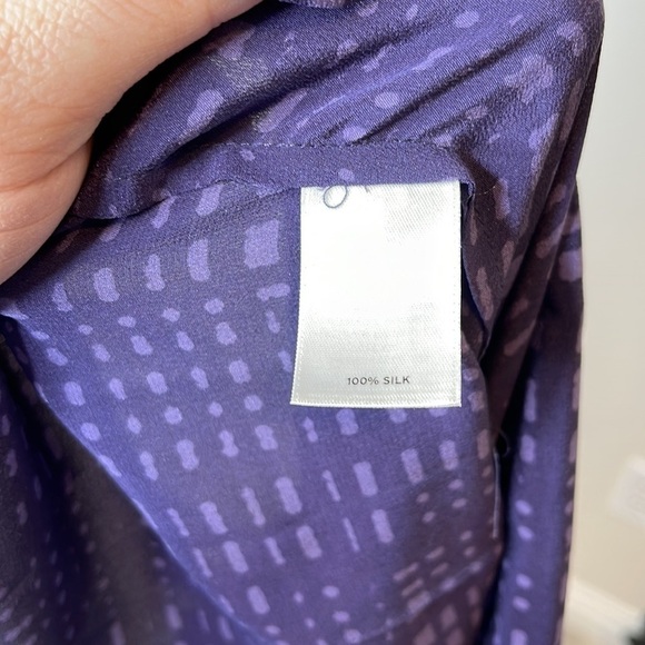 Halogen 100% Silk Blouse Size XS - Picture 3 of 6